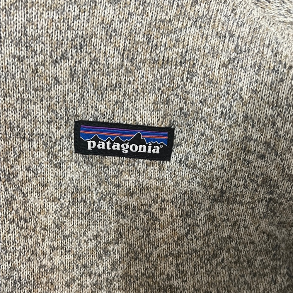 Patagonia Woman’s Tan Zip-Up Sweater - Picture 3 of 5